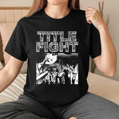 Vintage Title Fight T-Shirt Rockmusik Shirt Shed Album Hyperview Band Merch Punk Rock Tee Emo Ästhetik Retro Grafik Shirt für Herren Damen
