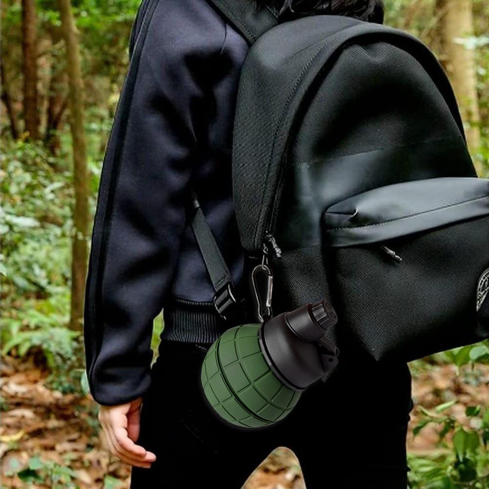 550ML Silicone Foldable Water Bottle Portable Sports Fitness Water Cups Creative Drinking Bottle Outdoor Travel Drinkware