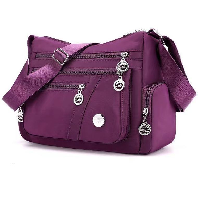 New Waterproof Women's Bag with Multiple Pockets and Large Capacity Shoulder Messenger Bag