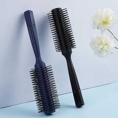 Round Styling Hair Brush Anti Static Hair Brush Detangling Hairbrush Round Barrel Hair Curling Brush Dry Wet Hair Comb Hair Tool