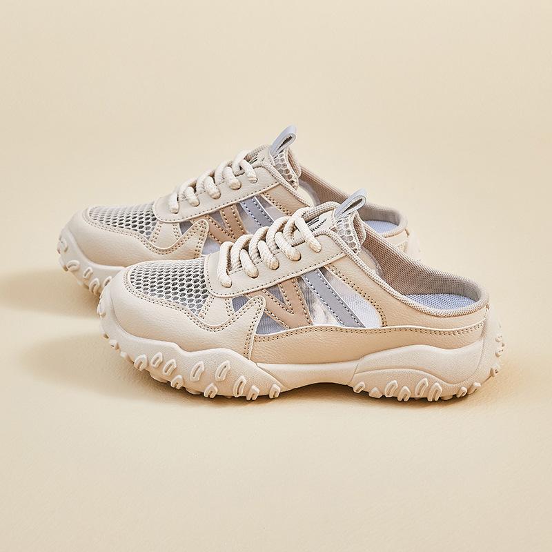 

Новые сетчатые дышащие фитнес-кроссовки для путешествий, легкие, с поддержкой свода стопы, повседневные - Амортизирующие, нескользящие, удобные, уличные полушлепанцы 40 хаки