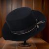 Eye Catching Western Hat Cosplay Costume Hat Stage Show Props Hat Halloween Costume Woven Belt Hat Carnivals Party Props