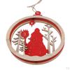 3D Reindeer Snowman Letter Wooden Pendent Hanging Christmas Ornament Reindeer/Snowman/Santa/Seasons