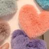 Hair Pin Sweet Plush Faux Mink Fur Elegant Anti-slip Hair Accessories Pure