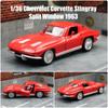 Chevrolet Corvette C2 1963 Retro Clasic Supercar Simulare Diecast & Vehicul Jucărie RMZ city 1:36 Model de Mașină din Aliaj Cadouri Pentru Copii