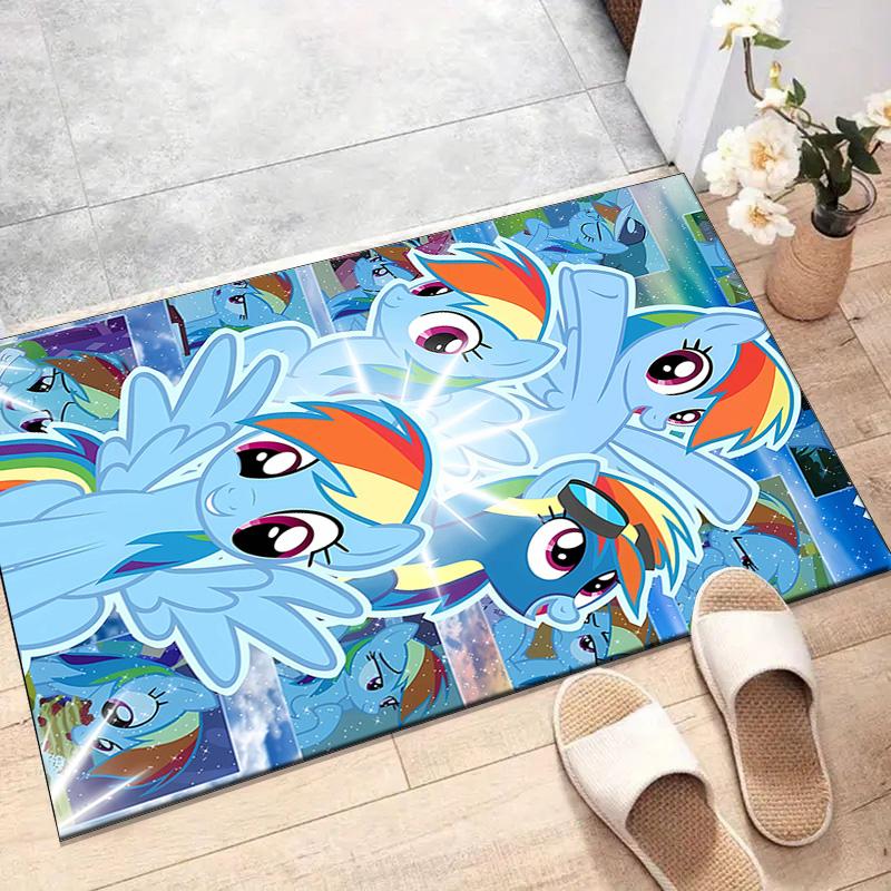 1pc My Little Pony1 Design Printed Area Rug Carpet for Bedroom Living Room Home Decor Rugs Mat Non Slip Mat Rug for Bedside