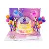 3D -Up Birthday Card with Sound and Light, Blow Out Candle Feature - Greeting Card for Birthday Celebration