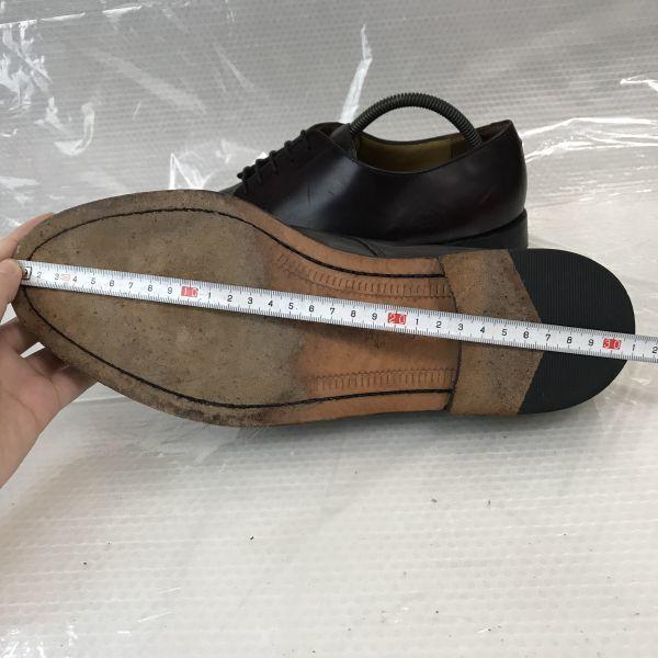 Cole Haan All Leather Handmade U-Tip Shoes [10.5D/28.5/Brown Red](USED)