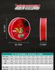 8-Strand 100m Red PE Braided Fishing Line - Soft, Durable, Top Seller for Sea Fishing