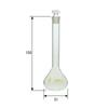 Shibata Scientific Super Grade Volumetric Flask, 50mL (020060-50)