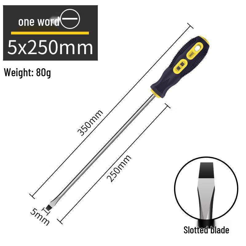 Industrial Grade Magnetic Phillips and Slotted Screwdriver Set - Super Hard, Compact Collection