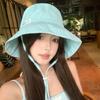Wide Brim Fisherman Caps Candy Color Sun Hats Fashion Summer Cap  Women