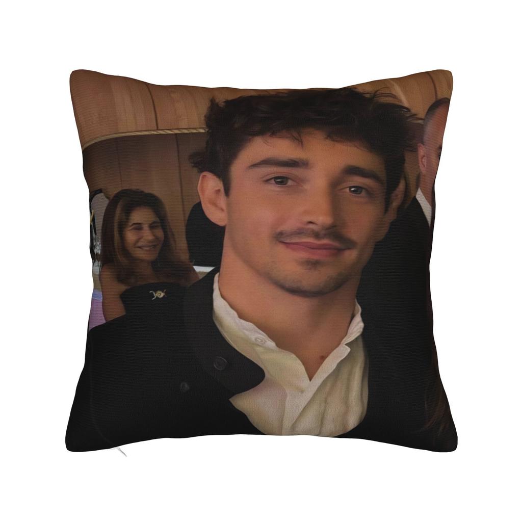 C-Charles Leclerc Pillow Covers Merchandise Soft Cushion Cover Decor  Throw Pillow Case Cover Home Multi Size