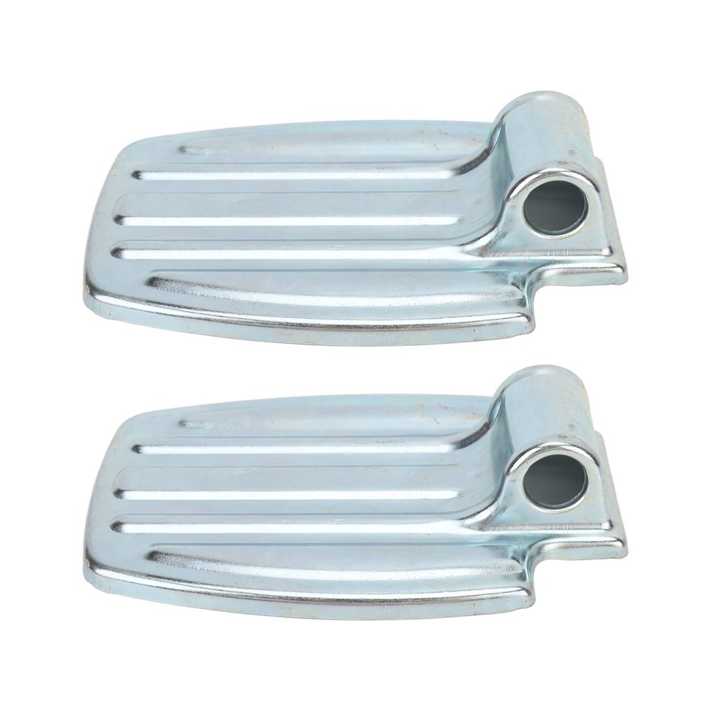 1 Pereche Suport pentru Picioare Scaun cu Rotile Aliaj de Aluminiu Suprafață Texturată Ușor de Curățat Compact Ușor Pedală Scaun cu Rotile