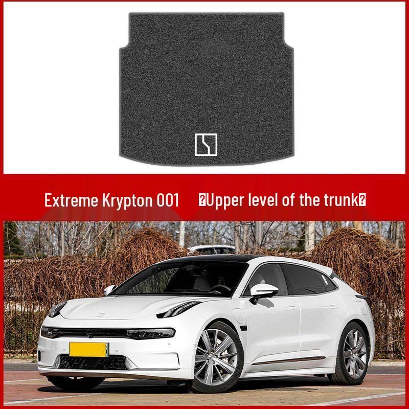 Zeekr 001 Trunk Mat Car Suede Tail Box Interior Accessory