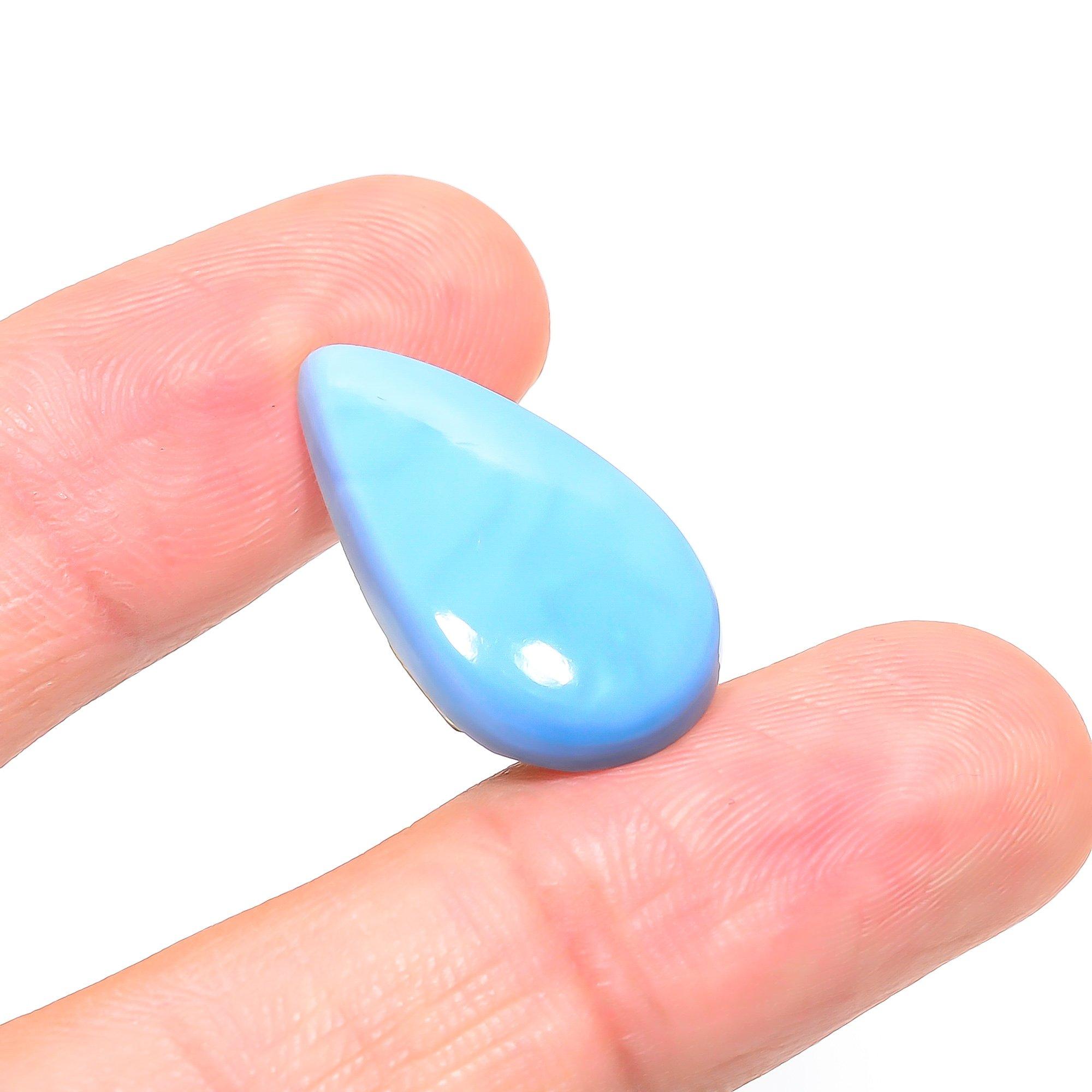 

Owyhee Opal 1.6x2.7mm Natural Cabochon Fine Loose 15.15Cts. g4Y33 синий