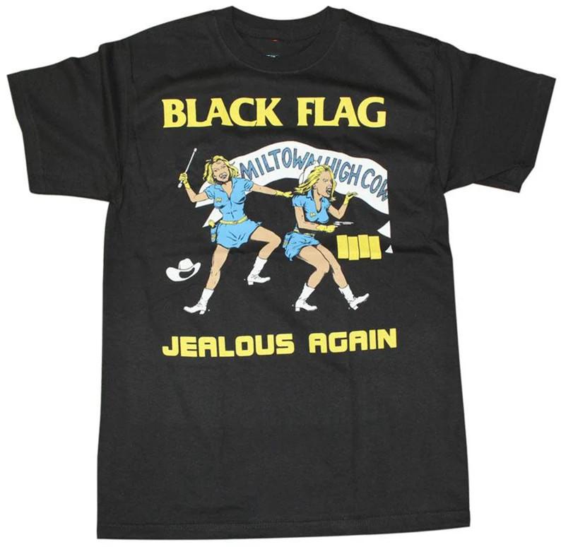 Black Flag Jealous Again Gift For Fan T Shirt Size S-5XL Unisex T-Shirt L