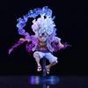 Bandai POLYVINYL CHLORIDE children's all-in-one action figure, mini Luffy Gear 5, sun goddess statue, animation statue, miniature figure collection