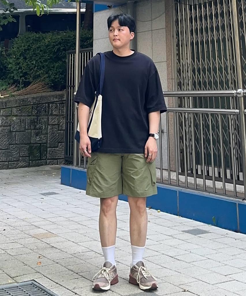 Kallapataleu Nylon Belted Cargo Shorts - Olive Khaki