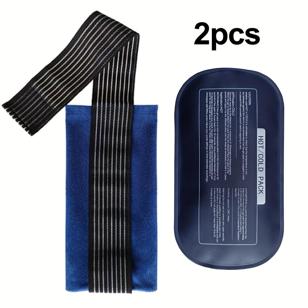 2pcs Nylon Ice Packs with Adjustable Straps Reusable Hot And Cold Relax Gel Ice Packs for Body Dual Temperature Gel Cold Compress Series