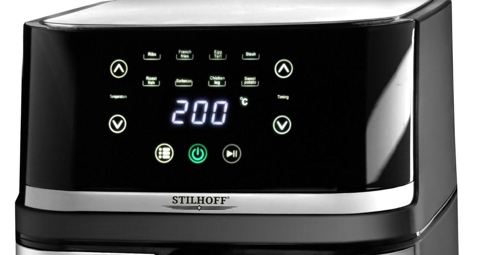 Frytkownica Beztłuszczowa Duża Air Fryer  6,5L Airfryer + Spryskiwacz 2W1