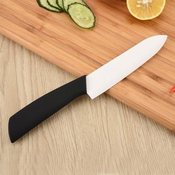 Sada 5 keramických nožů 3" 4" 5" 6" palců+ škrabka + kryty Sada nožů na ovoce Kuchyňské nože Řezací nástroje