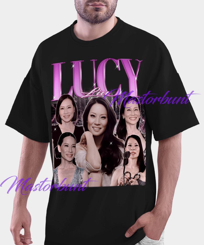 Lucy Liu Retro 90er T-Shirt: Comfort Colors oder Gildan