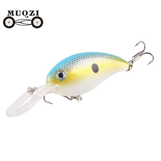 1Pc Crank 3D Eyes Fishing Lure Hard Bait Bass Crankbait Sharp Fish Hook Tackle