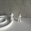 4-in-a-row Love Plugin Ornament Mold, Love Gypsum Mold, Gypsum Love Mold, Loves Dropper Mold