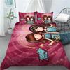 Santoro Gorjuss Anime Bella Ragazza Set Biancheria da Letto Camera da Letto Morbido Moderno Copriletto Copripiumino CopertaFedera