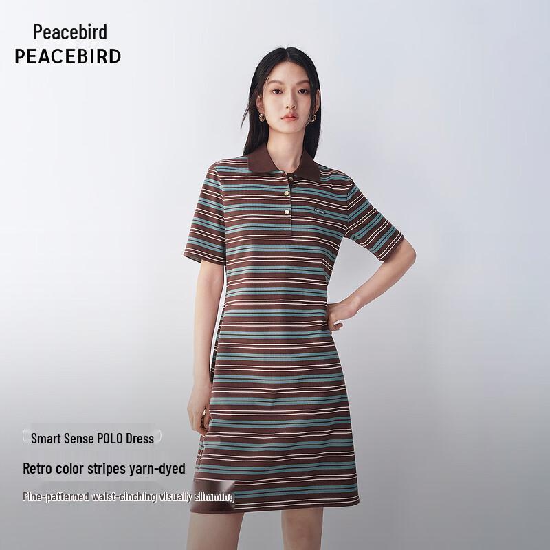 Peacebird Simple Commuter Polo Dress L