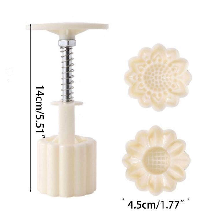 Sonnenblumen Form Mondkuchen Pressform Keksstempel Mondkuchenhersteller Dekorationswerkzeug