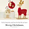 Mini Christmas Desktop Ornament Exquisite Portable Table Handiworks For Daily Use