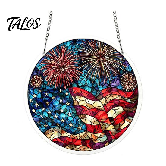 Puzzle Gift for Adults Acrylic Suncatcher, Artistic Window Hanging Ornament, 7.48 Inch Sun Satisfying Weekend Project Catcher Decoration, Ideal
