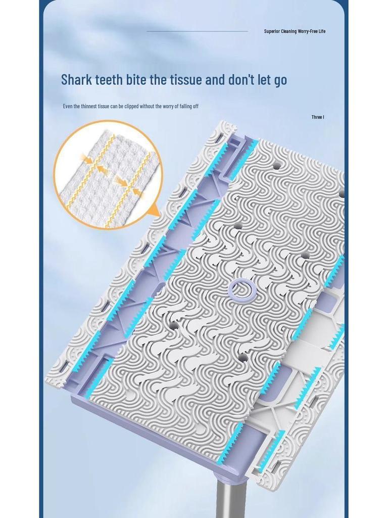 Hands-Free Washable Face Towel & Glass Cleaning Mop with Electrostatic Dust Removal