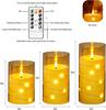 LED Lights for Home Electronic Candle LED Candle Decoration With Remote Control LED Glass Candle for Christmas Wedding Party