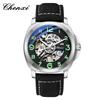 CHENXI Original Skeleton Mechanical Man Watches Luxury Men's Automatic Watch Leather Strap Fashion Business Wristwatch Gift