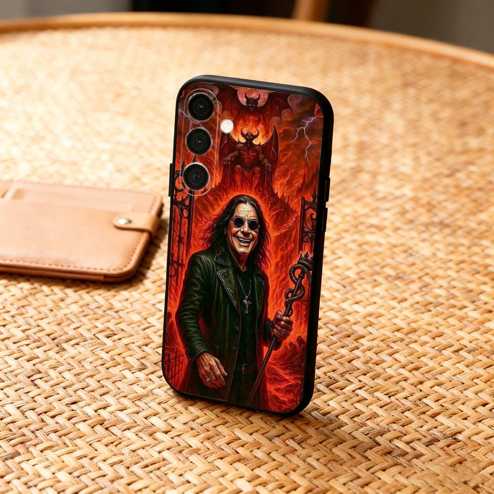 R-Rock Band O-Ozzy Osbourne  Phone Case For Samsung  A73,A21s,A22,A31,A32,A52,A53,A71,A80,Soft Black Shell