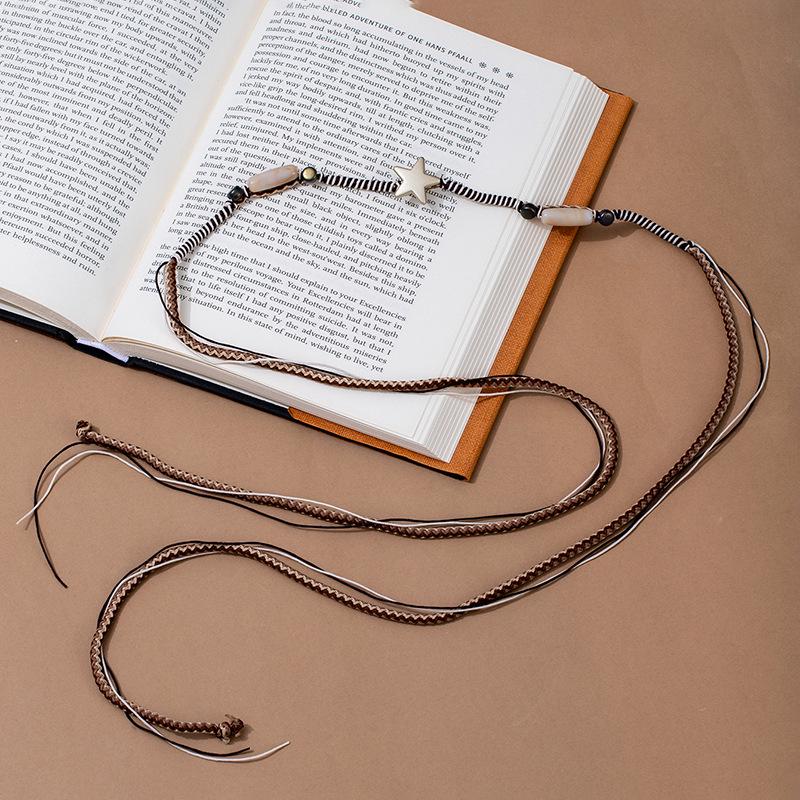 Bohemian Tassel Woven Belt - Women's Casual Exotic Korean Style Waist Ornament