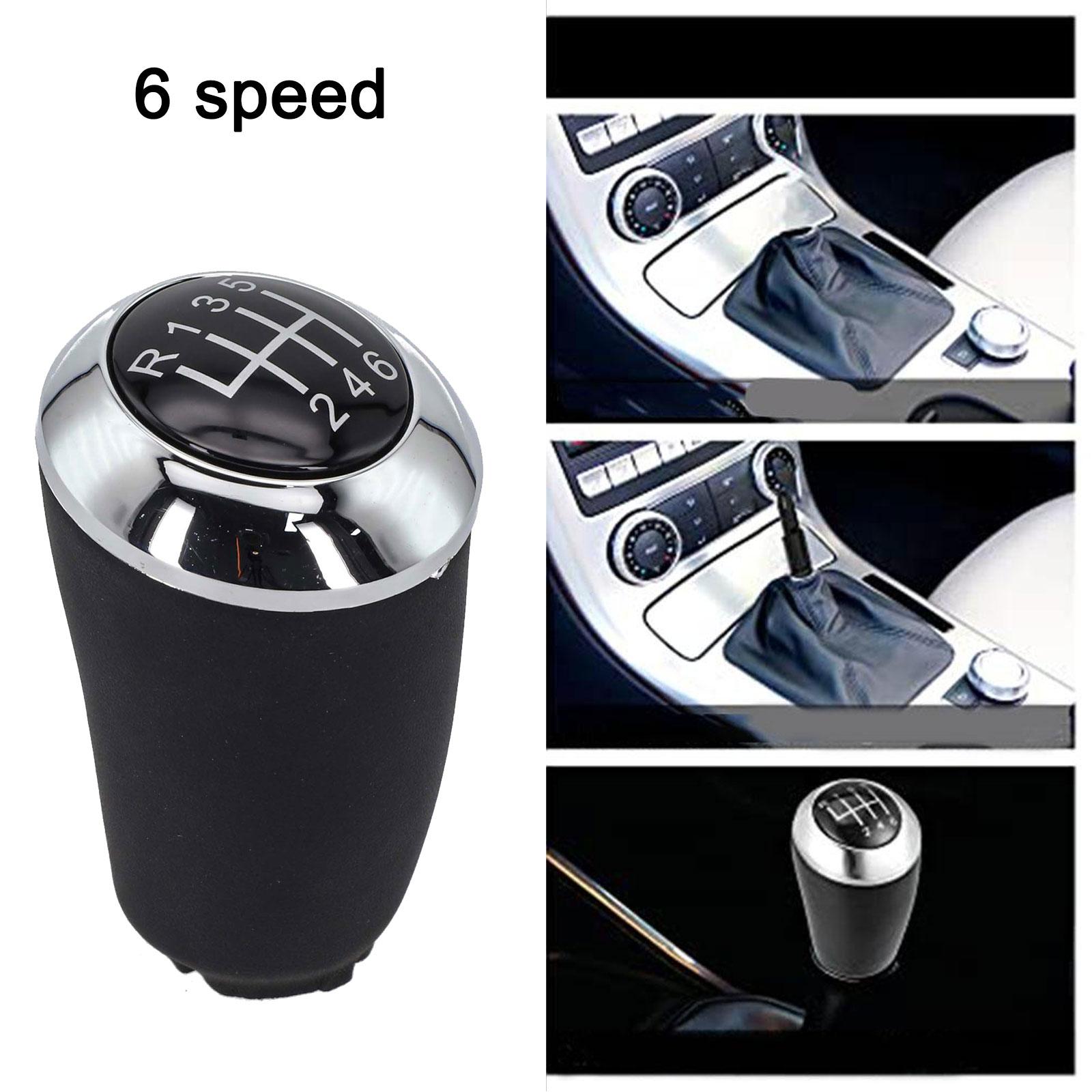 Driving Improvement Gear Shift Knob Ergonomic Gear Shift Knob Leather Shift Knob Versatile Compatibility Comfortable Grip 6 speed