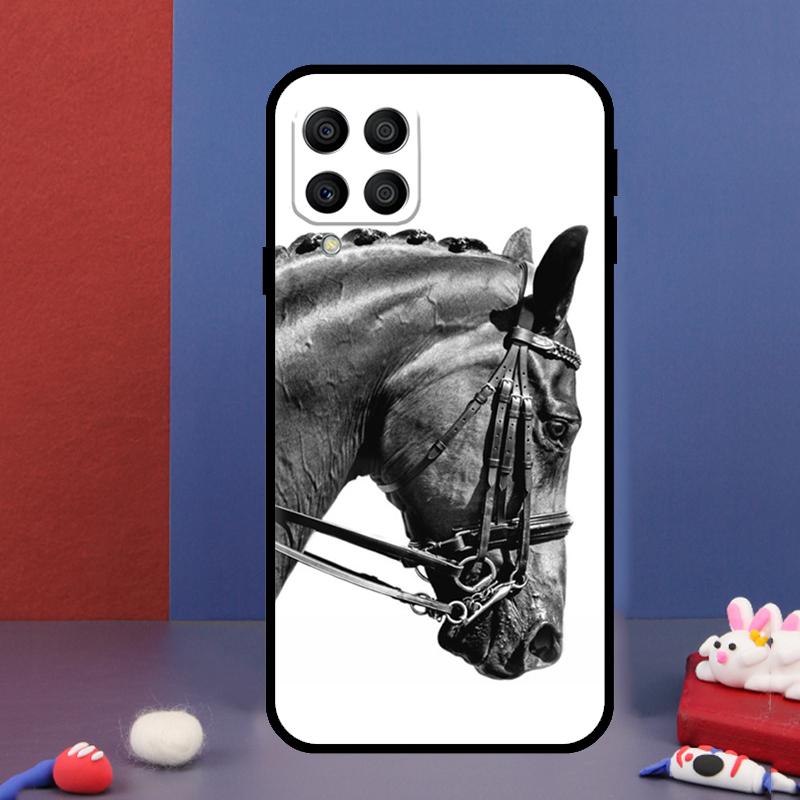 Horse Sketch For Samsung Galaxy M14 M34 M54 M33 M13 M23 M53 M15 M55 M31 M51 M20 M30s M32 M52 Phone Case