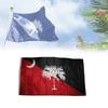 State 3x5 Of South Carolina Garnet Black Flag Banner Grommets Supplies Gamecocks