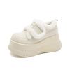 Platform-soled Loafers for Women's 2025 Autumn and Winter New White Versatile Inner Height-increasing Women's Shoes with Plush Warm Fluffy Shoes F