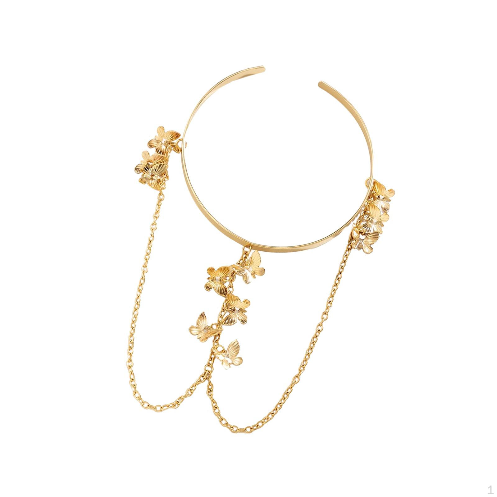 

Браслет на руку Декоративные украшения Модный подарок Открытая полоса Верхняя манжета Браслеты Цепочка для Style C