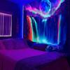 Moonlight Waterfall Uv Tapestry Fluorescent Tapestry Needing Uv Exposure Bedroom Living Room Decoration
