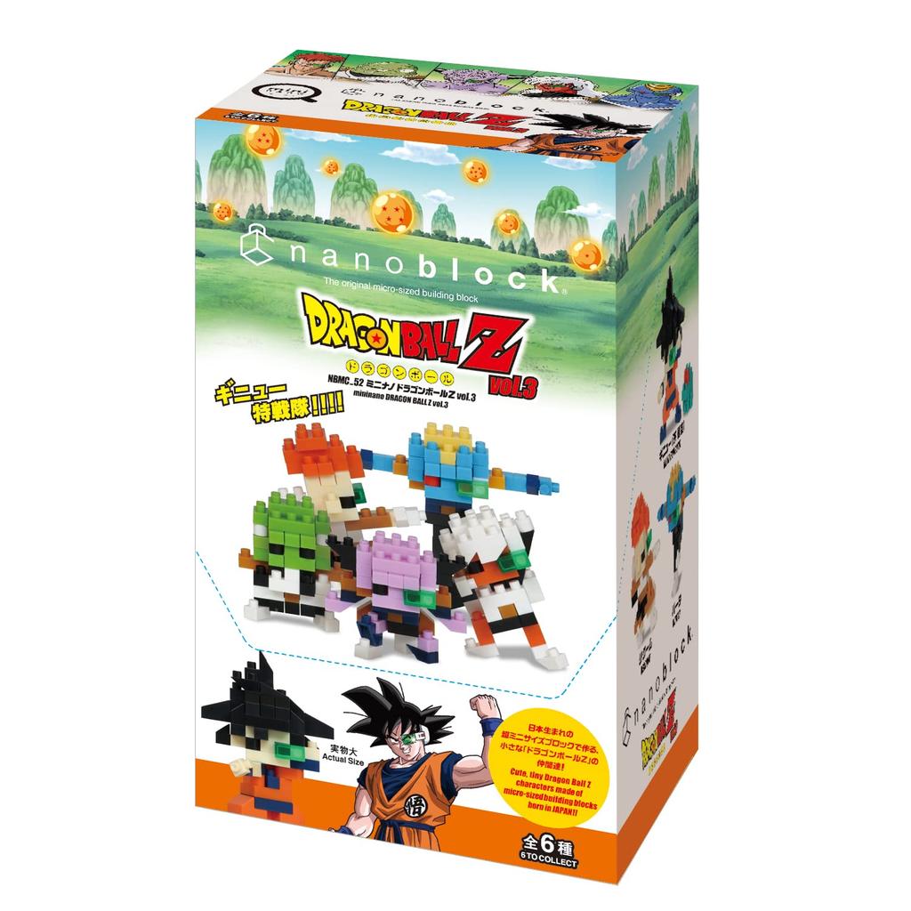 Kawada Nanoblock Mini Nano Dragon Ball Z 1 Box 6 6 Types In Total Vol.3 (Box) NBMC_52S = Pieces,