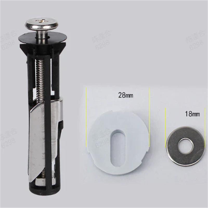 1pcs Heavy Duty Toilet Seat Fastener Bolt kit Stainless Steel Tank Toilet Bolt Hinge Screw Retractable Toilet Cover Bolt Kit