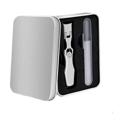 2 In 1 Nail Clippers File Set Heavy Duty Comfortable Handle Portable Manicure for Men Women