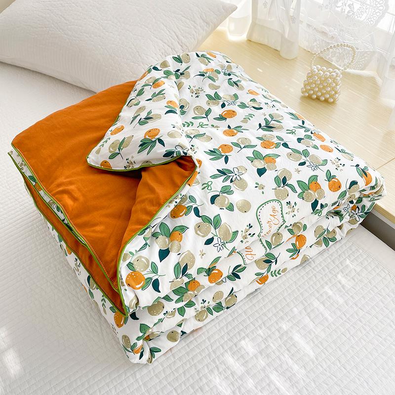 Summer Soy Fiber Thin Quilt Comforter Soft Air Conditioning Duvet Blanket 150x200 200x230 Machine Washable
