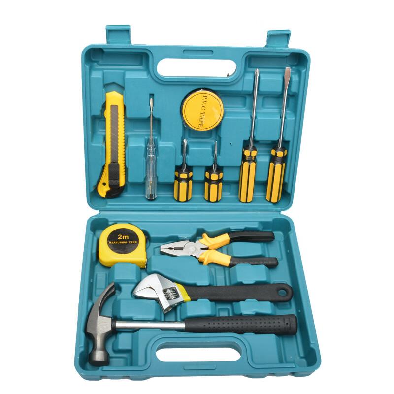 Beiyou 12-Piece Household & Car Emergency Tool Kit CN plug (adapter included)